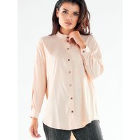 Long sleeve shirt model 173924 awama - S/M - Beige