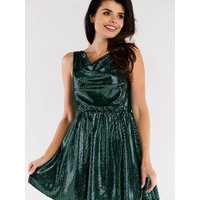 Evening dress model 174327 awama - M - Green