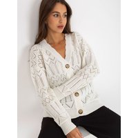 Cardigan model 175414 Rue Paris - ONE-SIZE-FITS-ALL - Beige