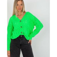 Cardigan model 175415 Rue Paris - ONE-SIZE-FITS-ALL - Green
