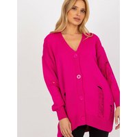 Cardigan model 175746 Rue Paris - ONE-SIZE-FITS-ALL - Pink