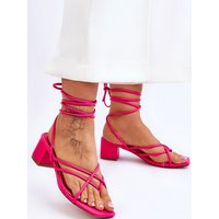 Strappy sandals model 180119 Step in style - 36 - Pink