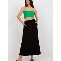 Long skirt model 180212 Rue Paris - S/M - Black
