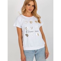 Blouse model 182103 Rue Paris - L/XL - White