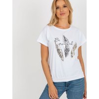 Blouse model 182122 Rue Paris - L/XL - White