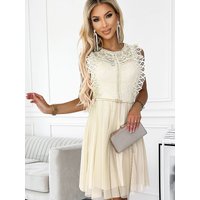 Cocktail dress model 182476 Numoco - ONE-SIZE-FITS-ALL - Beige