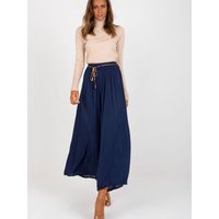 Women trousers model 183481 Och Bella - L - Navy blue