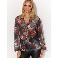 Blouse model 184382 Makadamia - ONE-SIZE-FITS-ALL - Multicolor