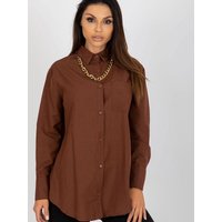 Long sleeve shirt model 184959 Factory Price - S - Brown