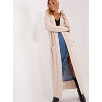 Cardigan model 185966 AT - ONE-SIZE-FITS-ALL - Beige