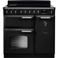 Rangemaster CLDL90EIPCBL/CM1 Classic Deluxe 90cm Induction Charcoal Black/Chrome A, 29 L / 80 L / 67 L, 230 - 400 V, 900 x 666 x 895 mm, 119.74 kg