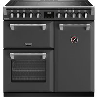 Stoves Richmond Deluxe ST DX RICH D900Ei RTY AGR 90cm Electric Range Cooker with Induction Hob - Anthracite - A/A Rated