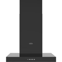 Belling BEL Chim 603T 60cm Chimney Cooker Hood for Ducted/Recirculating Ventilation - Black