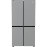Beko GN446224VPS Frost Free American Fridge Freezer - Stainless Steel Effect - E Rated