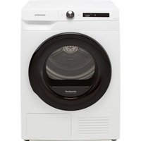 Samsung Series 5+ OptimalDry™ DV80T5220AW Wifi Connected 8Kg Heat Pump Tumble Dryer - White - A+++ Rated