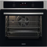 Zanussi Series 20 FanCook ZOCND7XN Built In Electric Single Oven - Black / Stainless Steel - A+ Rated