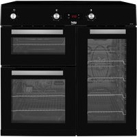 Beko KDVI90K 90cm Electric Range Cooker with Induction Hob - Black - A/A Rated