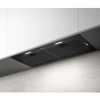 Elica FOLD-BLK-80 71cm Canopy Cooker Hood for Ducted/Recirculating Ventilation - Black