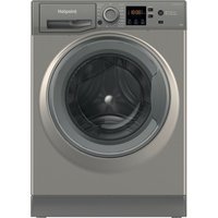 Hotpoint Anti-Stain NSWM 846 GG UK 8kg Washing Machine with 1400 rpm - Graphite - A Rated
