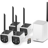Swann MaxRanger4K Solar Long Distance Wireless Security System with 4 Cameras & 64GB SD Card (SWNVK-MR4KSD4-EU)