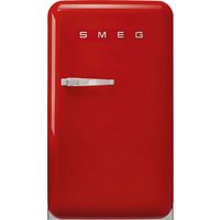 Smeg FAB10HRRD6 fridge Freestanding 135 L Red 55cm Fridge with Icebox, Right Hand Hinge, Red FAB10HRRD6