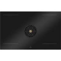Bertazzoni Modern Series P804ICH2M30NT 83 Induction Extractor Hob - Black Glass - For Ducted/Recirculating Ventilation