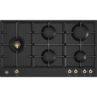 Bertazzoni P905LPRONE hob Black Countertop 89 cm Gas 5 zone(s) Bertazzoni P905LPRONE 90cm 5 burner gas hob