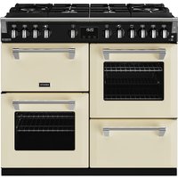Stoves Richmond Deluxe ST DX RICH D1000DF GTG CC 100cm Dual Fuel Range Cooker - Cream - A Rated