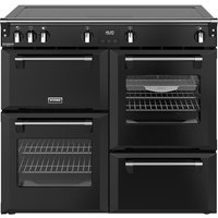 Stoves Richmond Deluxe 100Ei ZLS 100cm wide Electric Range Cooker with Induction Hob - Black - A/A/A Rated