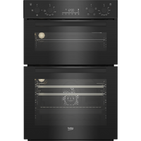 Beko RecycledNet® BBDF22300B Built In Electric Double Oven - Black - A/A Rated