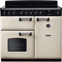 Rangemaster CLDL100EIPPCR/CM1 Classic Deluxe 100cm Induction Pale Cream/Chrome A, 29 L / 80 L / 82 L, 230 - 400 V, 994 x 666 x 895 mm, 129.32 kg