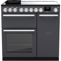 Rangemaster Nexus 90 Induction NEX90EIPSLT/CM1 90cm wide Electric Range Cooker with Induction Hob - Slate - A Rated