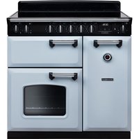 Rangemaster CL90EIPMSB/CM1 Classic 90cm Induction Misty Blue/Chrome A, 29 L / 80 L / 67 L, 230 - 400 V, 900 x 666 x 895 mm, 115.33 kg