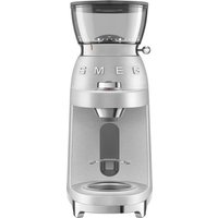 Smeg CGF02SSUK Coffee Grinder, Stainless Steel, 150 W in Silver | Size: A