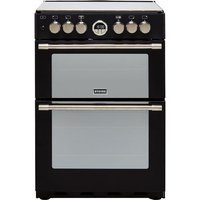 Stoves Sterling STERLING600DF 60cm Freestanding Dual Fuel Cooker - Black - A/A Rated