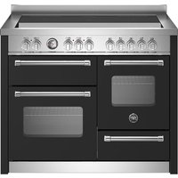 Bertazzoni Master Series MAS115I3ENEC 110cm Dual Fuel Range Cooker - Nero - A Rated