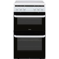 Amica AFC5100WH 50cm Electric Cooker with Ceramic Hob - White - A/A Rated