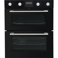 Belling ComfortCook™ BEL BI703MFC Built Under Electric Double Oven - Black - A/A Rated