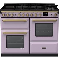 Rangemaster ESDLO110DFPHTH/AB1 Estel Deluxe 110cm Dual Fuel Heather/Antique Brass A, 29 L / 80 L / 80 L, 230 - 400 V, 1092 x 654 x 895 mm, 140.86 kg