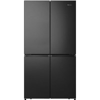 Hisense PureFlat RQ758N4SAFE Total No Frost Multi-door American Fridge Freezer - Black / Stainless Steel - E Rated
