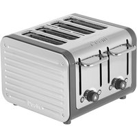 DUALIT Architect 46526 4-Slice Toaster - Grey & Brushed Stainless Steel