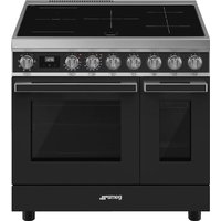 Smeg Portofino CPF92IMA Electric Range Cooker with Induction Hob - Anthracite - A/A Rated