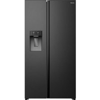 Hisense RS5P528STBE side-by-side refrigerator Freestanding 528 L Black Hisense RS5P528STBE American Side - by- Side with Water & Ice dispenser - E- Rated- Black Stainless
