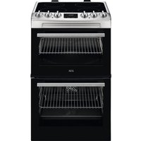 AEG CCX1530ACM Double Oven Electric Cooker with Ceramic Hob - Stainless Steel - A/A Rated