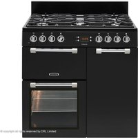 Leisure Cookmaster CK90G232K 90cm wide Gas Range Cooker - Black - A+/A Rated