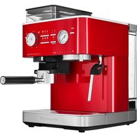 KitchenAid Semi Automatic Espresso Machine With Burr Grinder - Candy Apple, Red