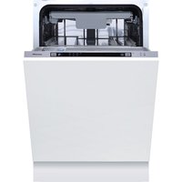 Hisense HV523E15UK Fully Integrated Slimline Dishwasher - Silver Control Panel with Fixed Door Fixing Kit - E Rated