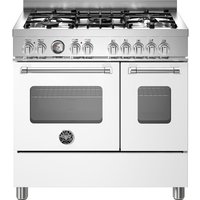 Bertazzoni Master Series MAS95C2EBIC 90cm Dual Fuel Range Cooker - Bianco - A/A+ Rated