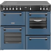 Stoves Richmond Deluxe 100Ei 100cm wide Electric Range Cooker with Induction Hob - Twilight Blue - A Rated