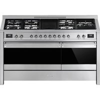 Smeg Opera A5-81 150cm Dual Fuel Range Cooker - Stainless Steel - A/A Rated